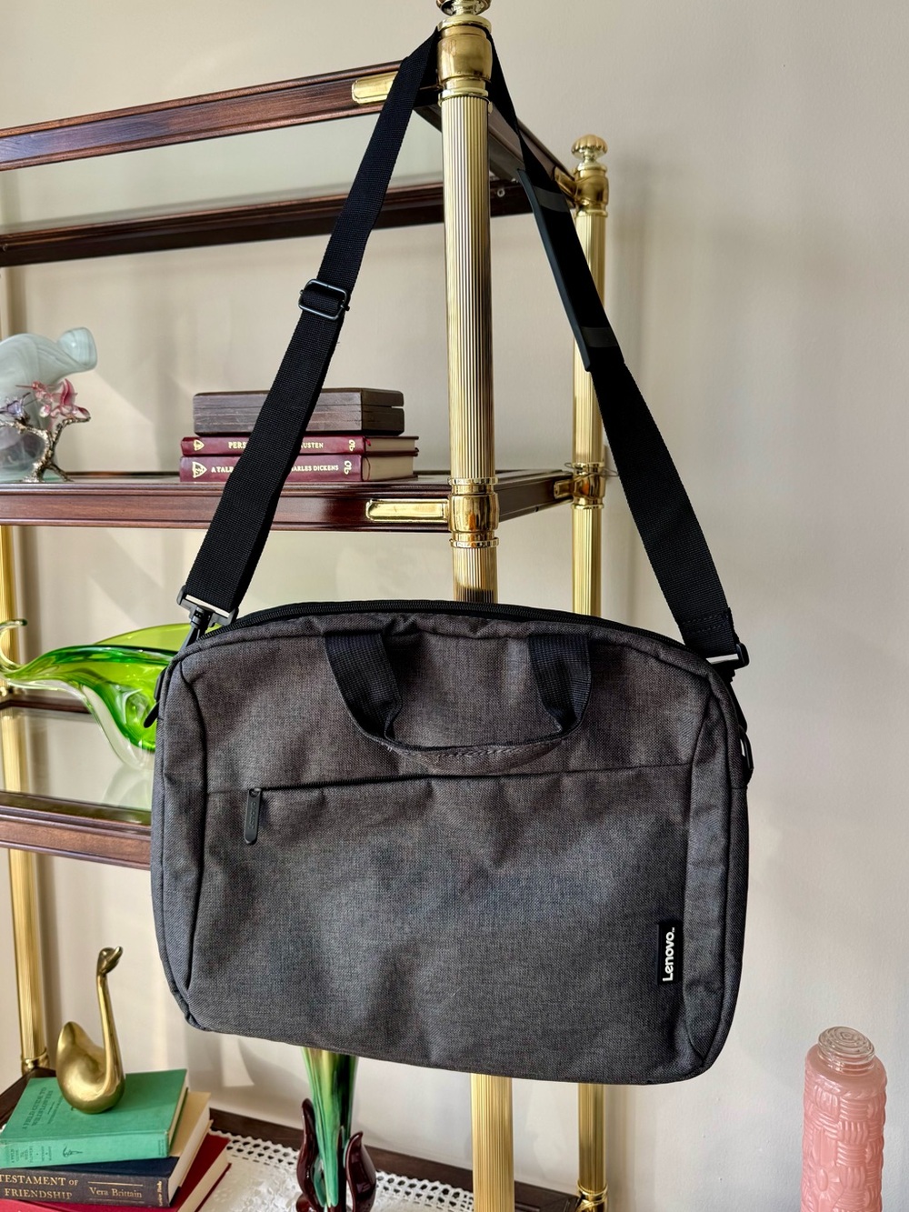Lenovo T210 15.6" Laptop Bag Grey Messenger Shoulder Briefcase